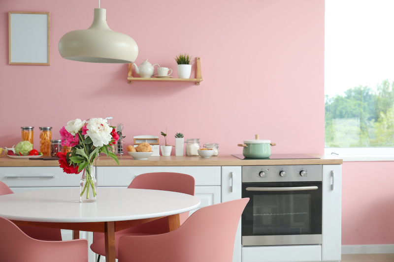 Küche pink